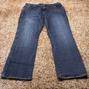 Calvin Klein Jeans Womens Size 8 Blue Straight Leg Medium Wash Denim Pants